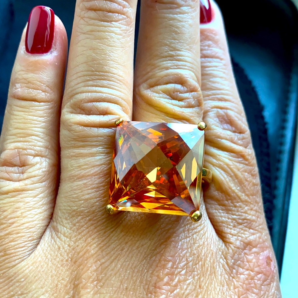 Gorgeous Statement Ring. Square Cut And Stunning! - image 2